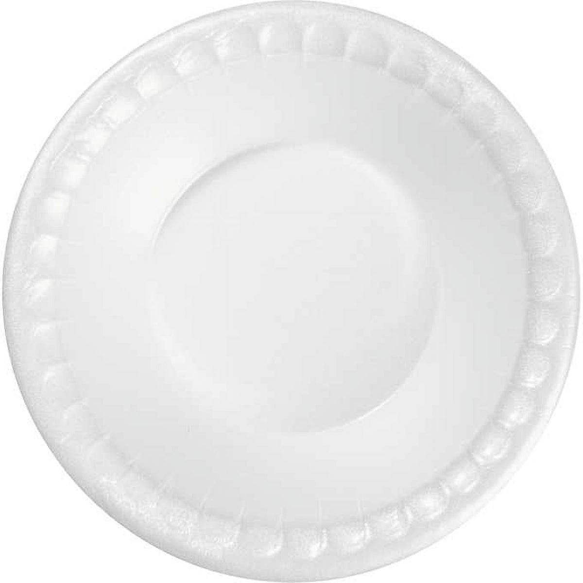 Hefty Super Weight Foam Bowl, Cut Resistant, Soak Proof - 12 oz, White, 330 Count