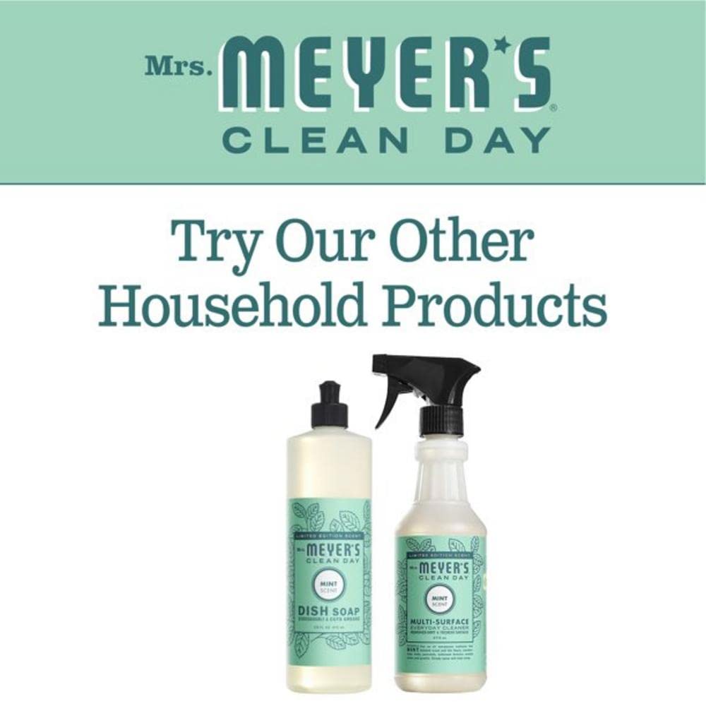 MRS. MEYER'S CLEAN DAY Liquid Dish Soap, Biodegradable Formula, Mint, 16 fl. Oz