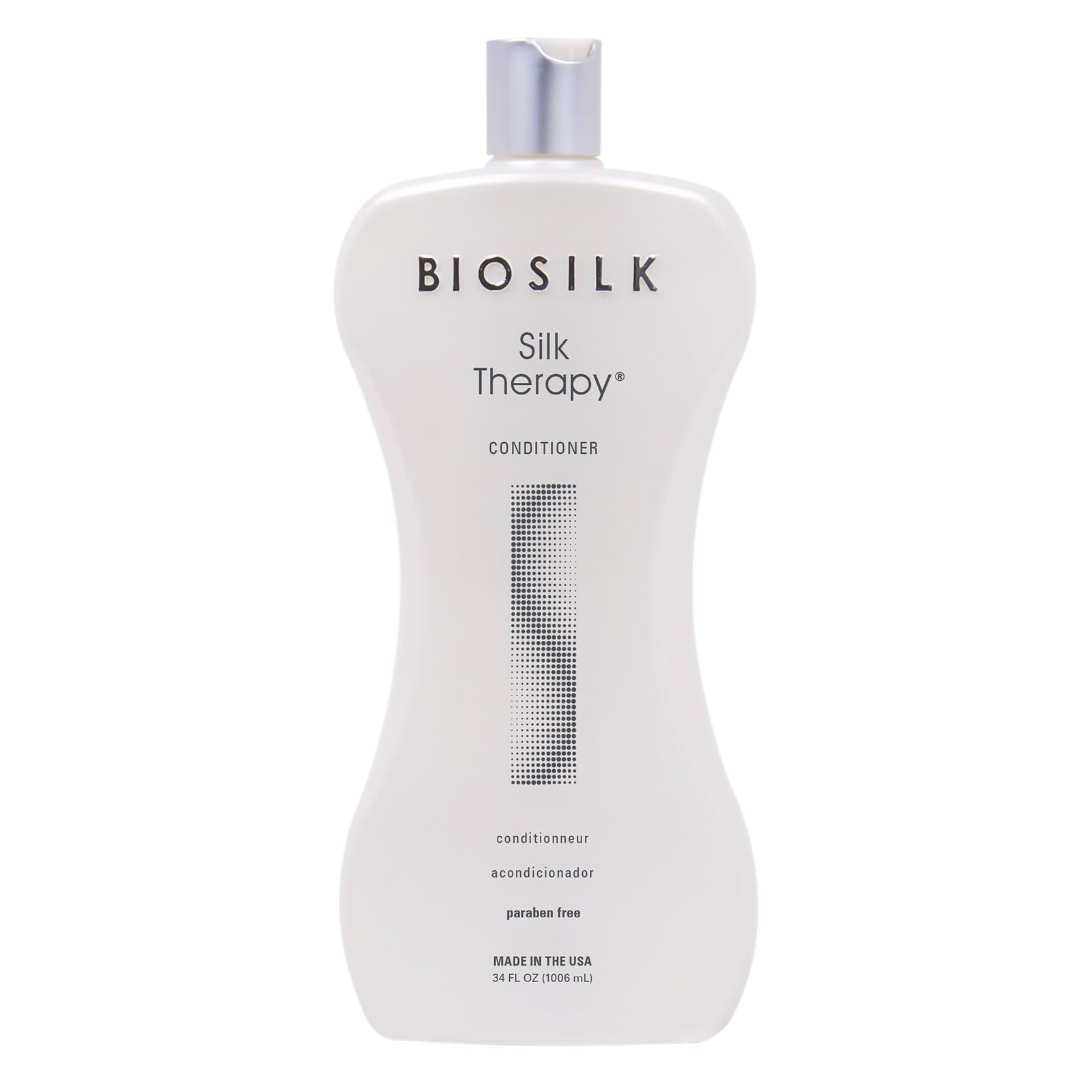 BioSilk Silk Therapy Conditioner, Moisturizes & Conditions Hair For Incredible Shine, Sulfate, Paraben, & Cruelty-Free, 34 Oz