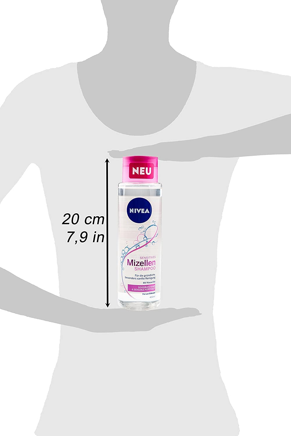 Nivea Micelles Shampoo 3 x 400 ml Bottles