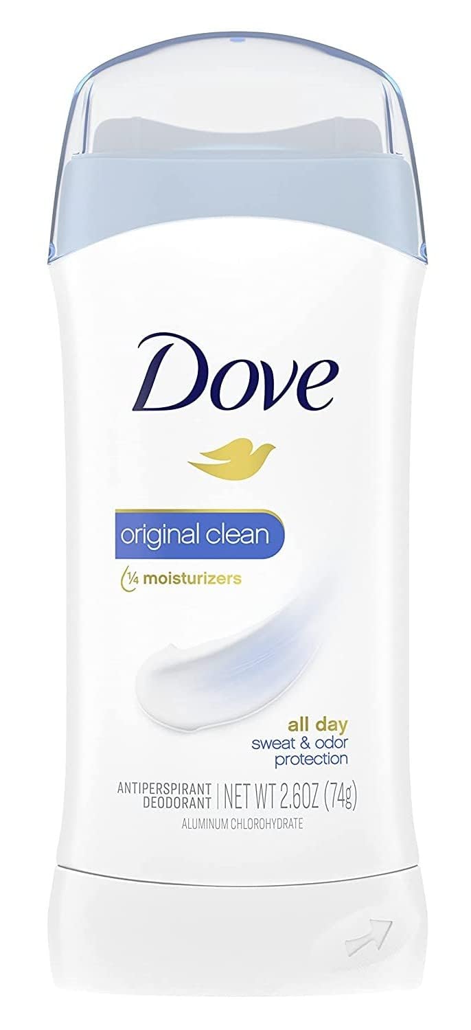 Dove Invisible Solid Anti-Perspirant/Deodorant, Original Clean, 7.8 Oz, Pack of 3