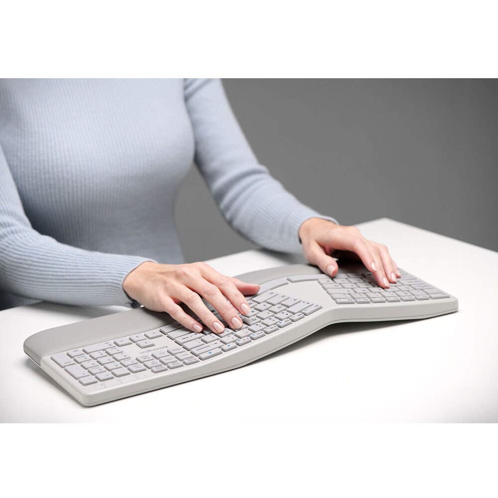 Kensington Pro Fit Ergonomic Wireless Keyboard - Grey (K75402US)