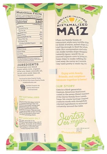 Siete Maiz Lime Corn Totilla Chips 7.5 OZ