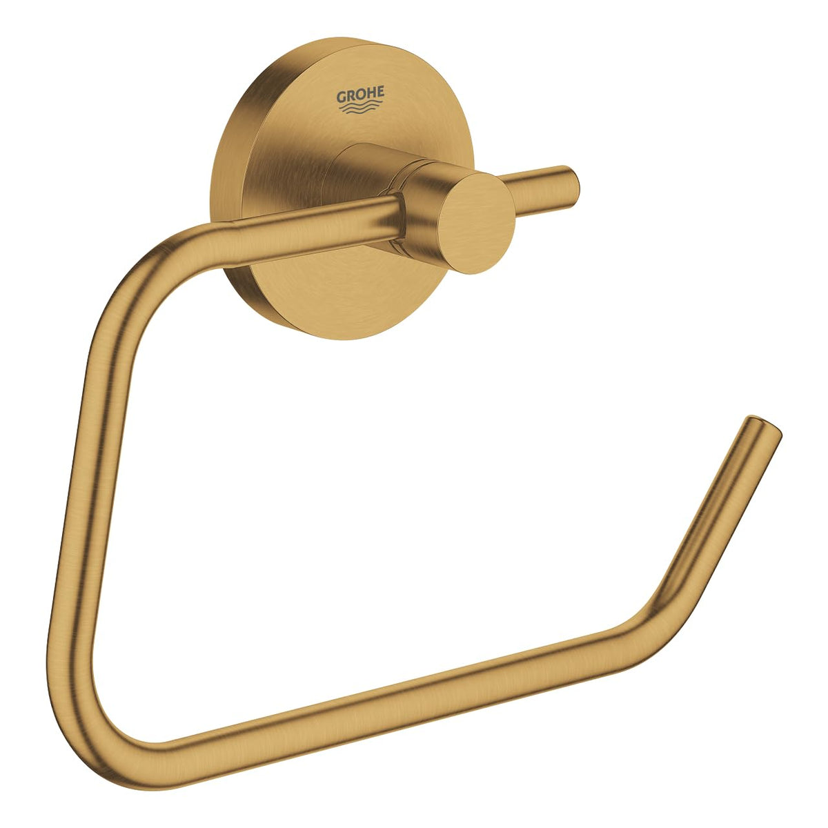 Essentials Pivoting Toilet Paper Holder, Brushed Cool Sunrise