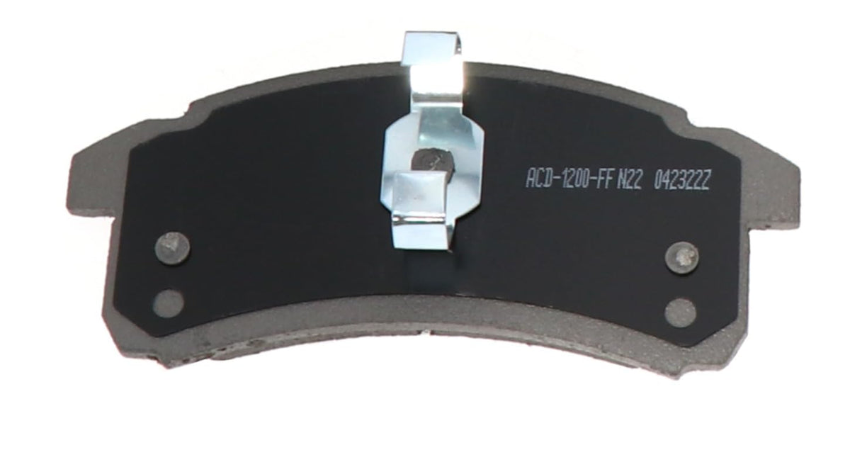 ACDelco Silver 14D506M Semi-Metallic Front Disc Brake Pad Set with Wear Sensor