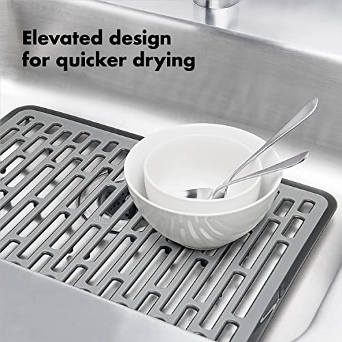 OXO Good Grips Silicone Sink Mat - Large,Silver
