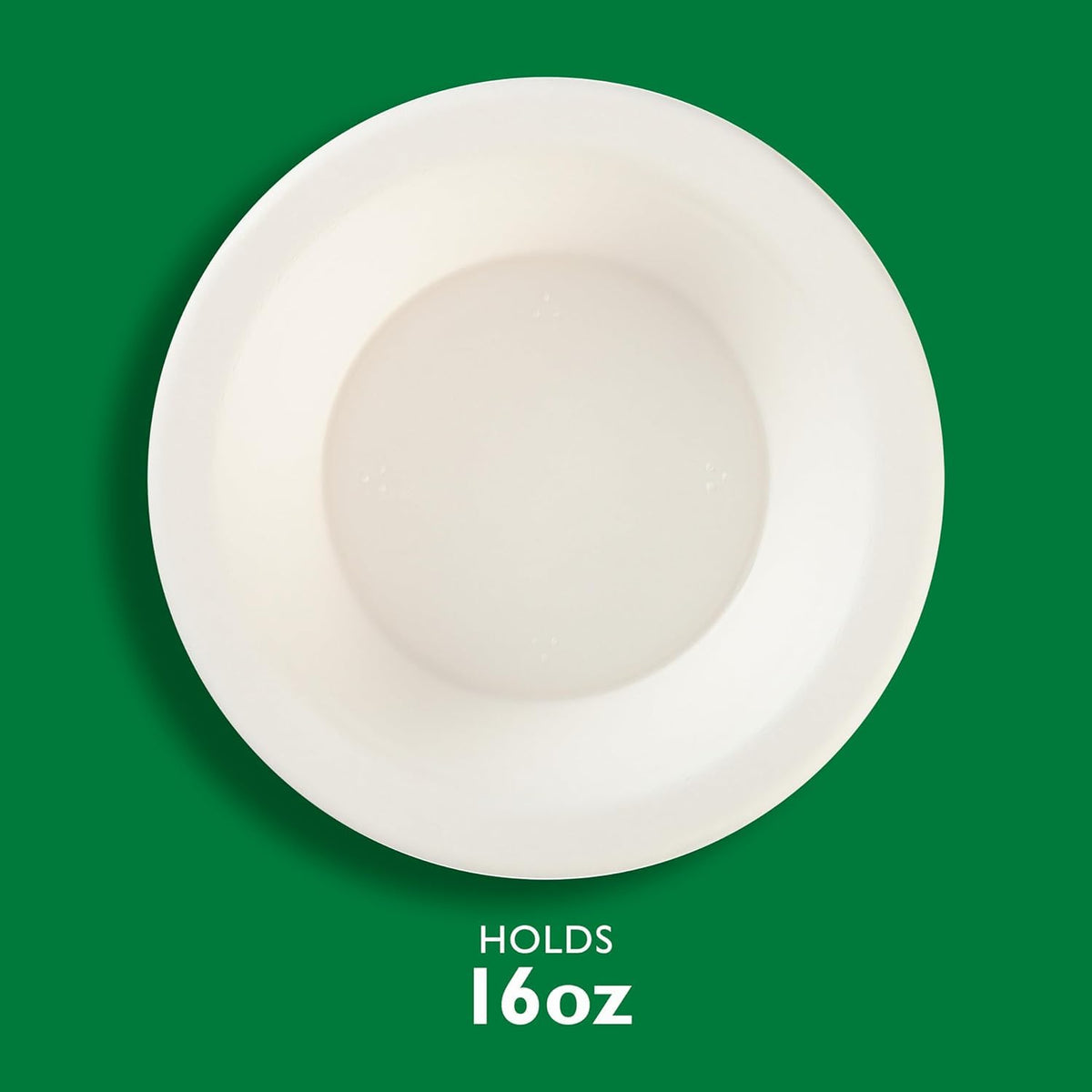 Hefty ECOSAVE Compostable Bowl, 16 Ounce, 25 Count (Pack of 12)