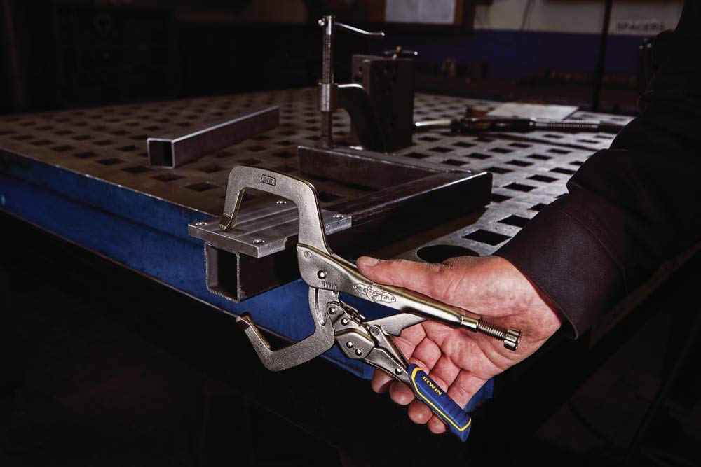 IRWIN VISE-GRIP Welding Pliers, Fast Release, C-Clamp Locking, 11-Inch (IRHT82584)