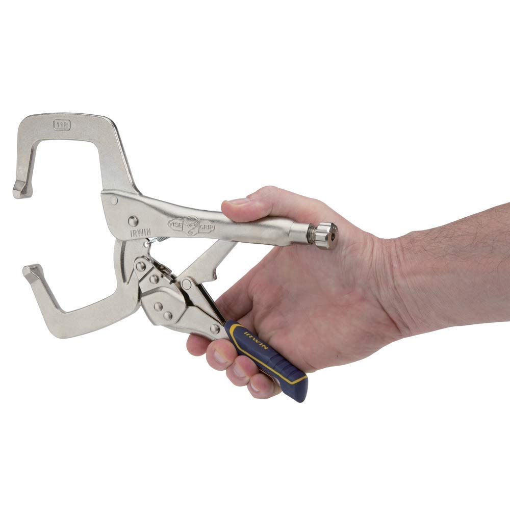 IRWIN VISE-GRIP Welding Pliers, Fast Release, C-Clamp Locking, 11-Inch (IRHT82584)