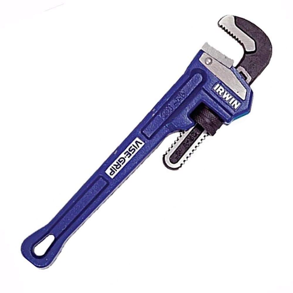 IRWIN Tools VISE-GRIP Pipe Wrench, Cast Iron, 2-Inch Jaw, 12-Inch Length (274106), Blue