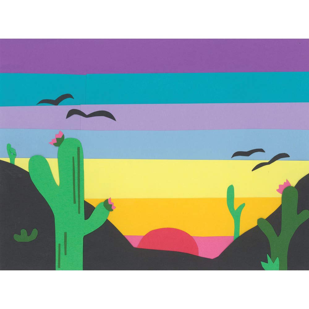 Pacon Tru-Ray 12-inch x 18-inch Construction Paper, Black, 50 Sheets (P103061)