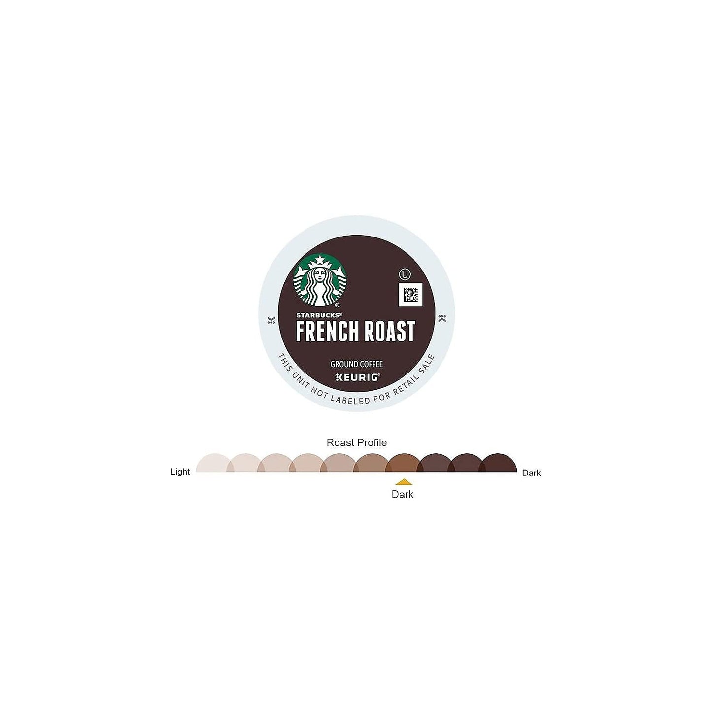 Starbucks 011067985 French Roast K-Cups, 24/Box (9737)