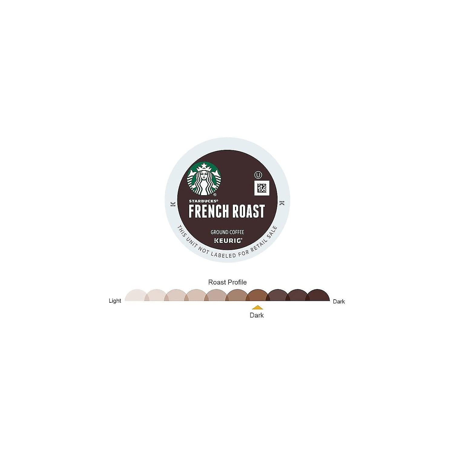 Starbucks 011067985 French Roast K-Cups, 24/Box (9737)