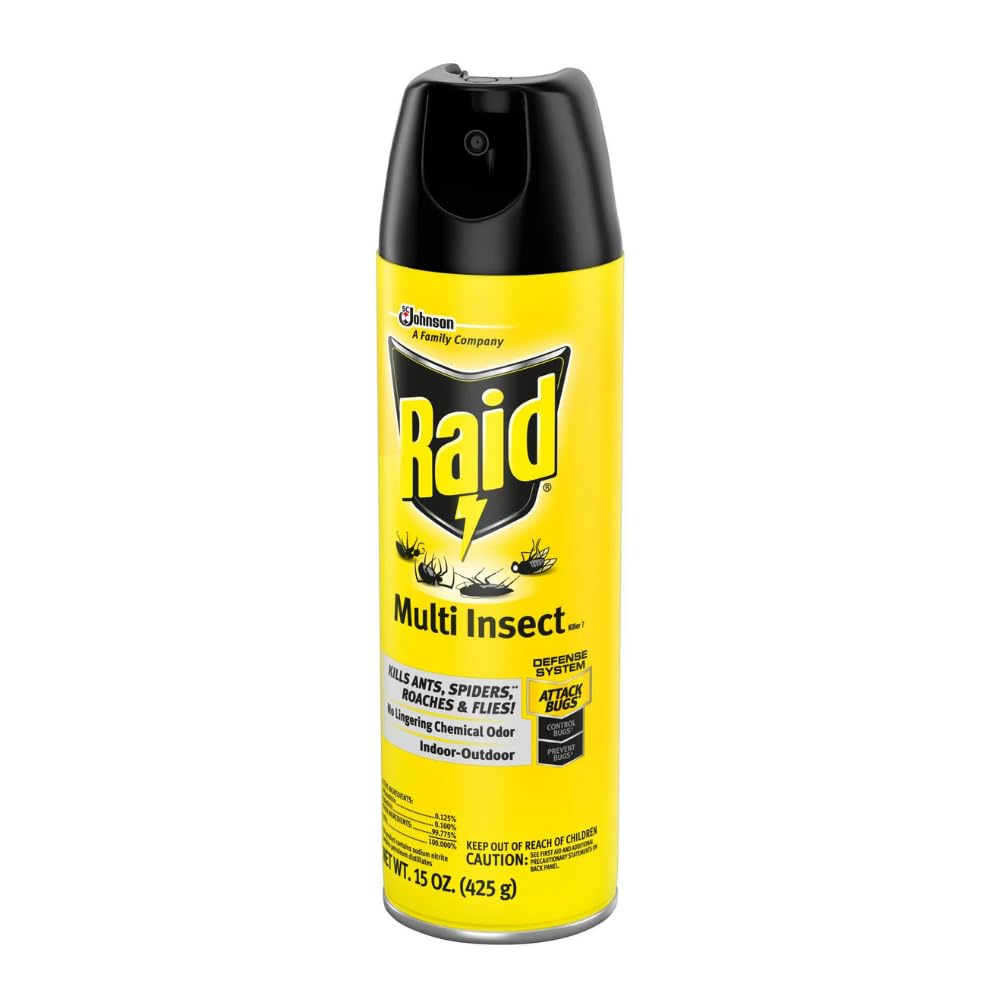 Raid Multi Insect Killer 15 Ounce (Pack of 6)