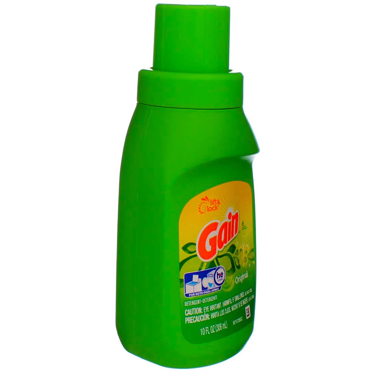 Gain Liquid Laundry Detergent, Original Scent, Travel Size 10 OZ. (4 Pack)