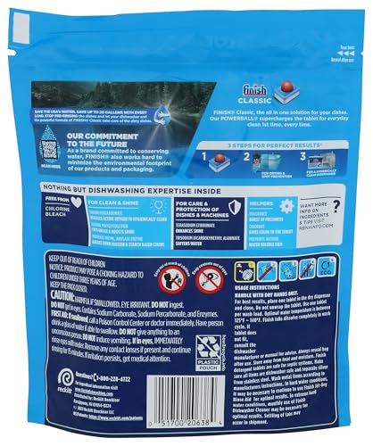 Finish Classic Original Scent Tablet Dishwasher Detergent 24 pk