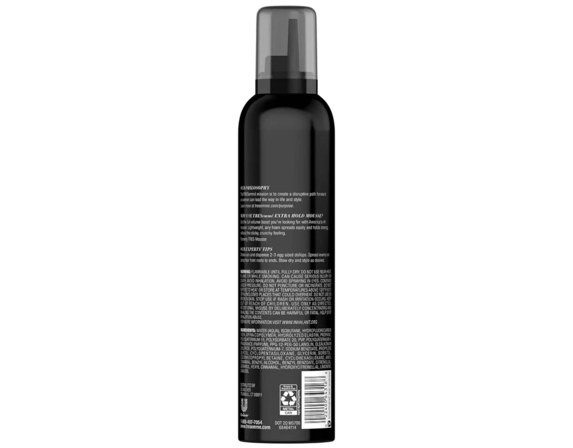 TRESemmé TRES Two Hair Mousse Extra Hold 10.5 oz(Pack of 5)