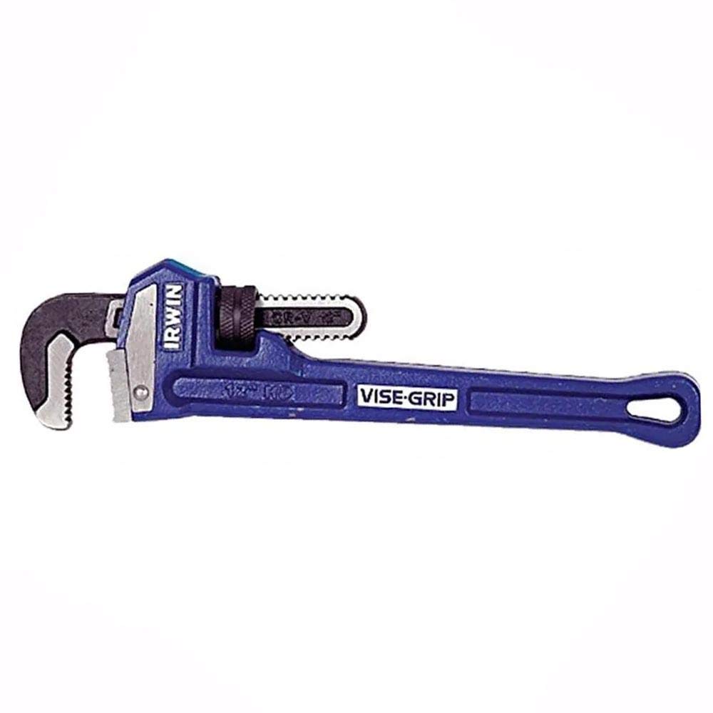 IRWIN Tools VISE-GRIP Pipe Wrench, Cast Iron, 2-Inch Jaw, 12-Inch Length (274106), Blue
