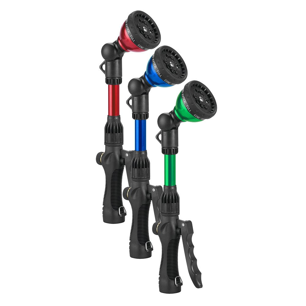 Orbit 14-Inch 10-Pattern Front Trigger Ratchet Head Wand, Color May Vary