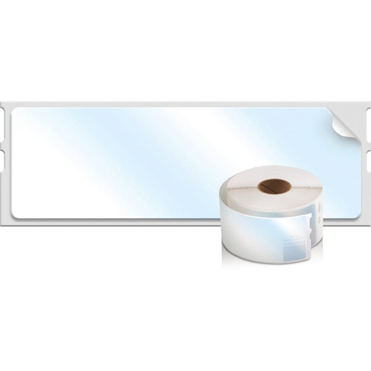 Dymo, DYM30254, Clear Address Labels, 130 / Roll, Clear