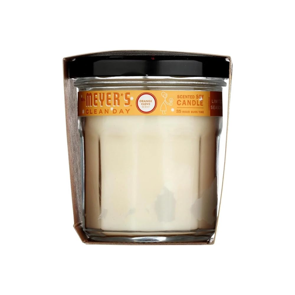 MRS MEYER'S Orange Clove Candle with Sleeve, 1 EA