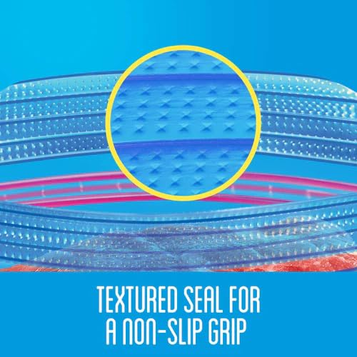 Ziploc Medium Quart Size (6.96" x7.40") Freezer Storage Bags Easy Open Tabs - 180 Bags, 3 PK x 60 Bags
