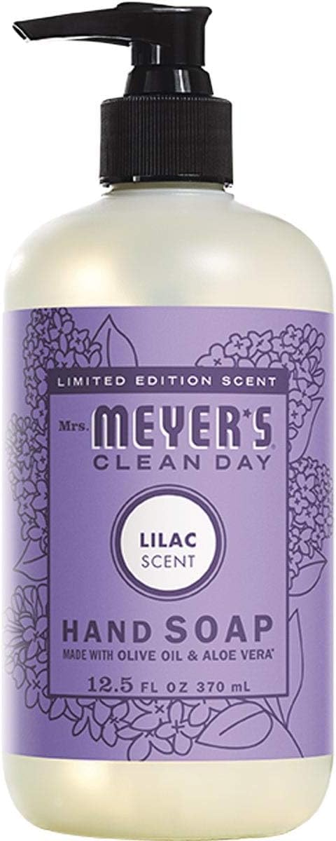 Mrs. MEYER'S Liquid Hand soap, Lilac, 12.5 Fl Oz (Pack of 1)
