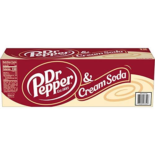 DR PEPPER - & CRÈME SODA, 12 OZ, 12 PK