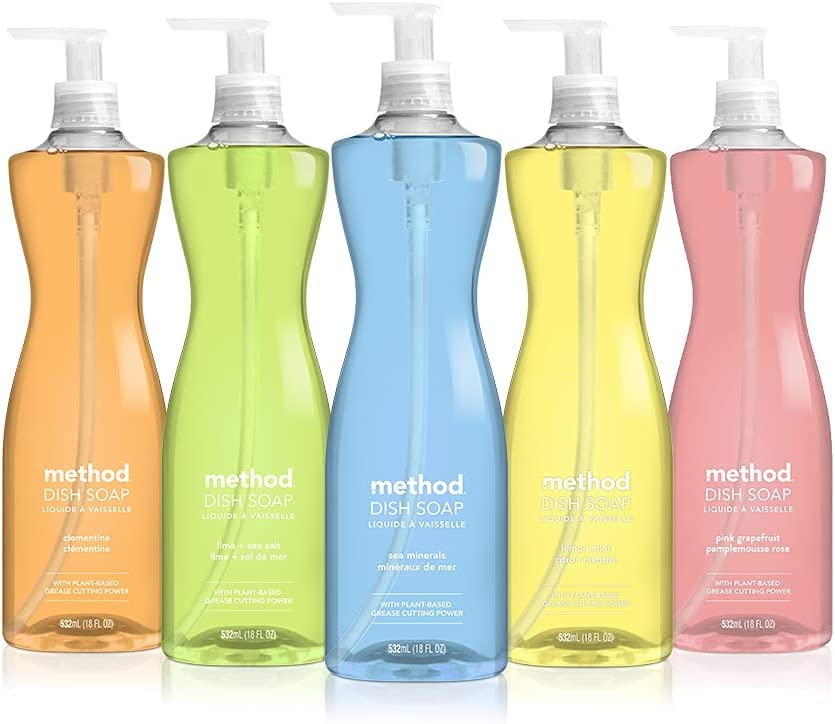 Method Dish Soap, Sea Minerals, Pump Bottle 18 Oz.