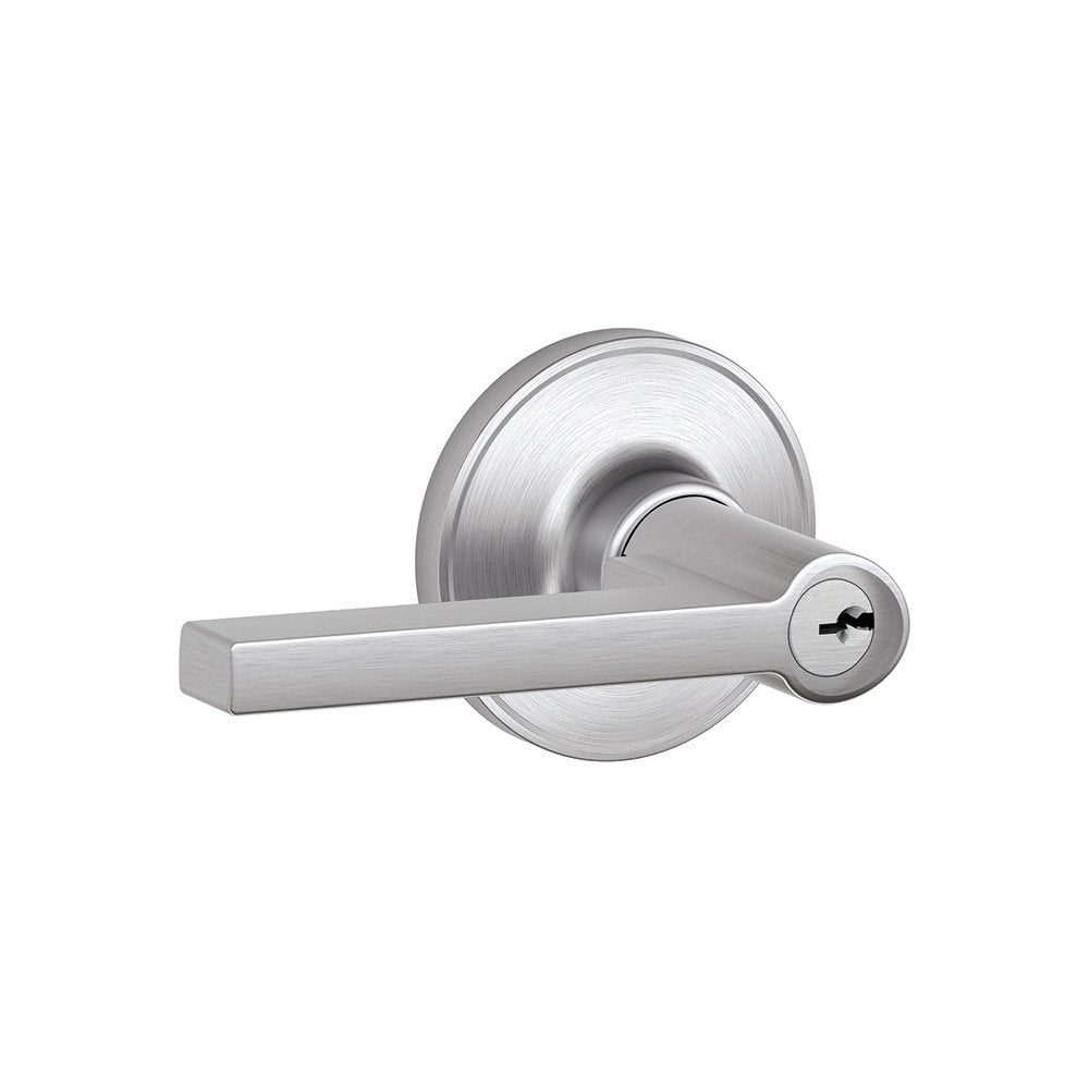 Dexter by Schlage J54SOL626 Solstice Keyed Entry Lever, Satin Chrome