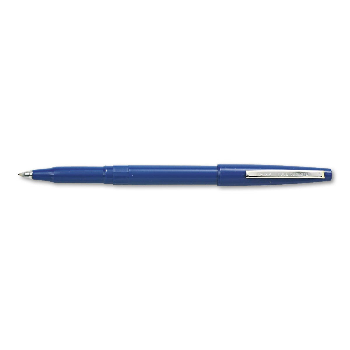 Pentel Rolling Writer Roller Ball Capped Pen, Blue Ink, Medium Point, Dozen, DZ - PENR100C