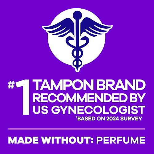 Tampax Radiant Tampons with LeakGuard Braid, Super Plus Absorbency, Unscented, 28 Count x 3 Pack (84 Count Total)