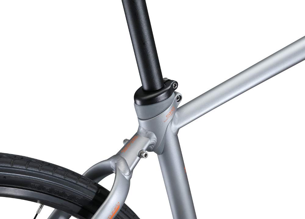 Schwinn Vantage F2 Mens/Womens Sport Hybrid Bike, 24-Speed Drivetrain, 58cm/Large Aluminum Frame, Flat Bar, Disc Brakes, Smooth Ride Technology, Matte Grey