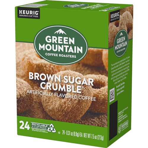 Green Mountain Coffee Roasters Brown Sugar Crumble Coffee, Keurig Single Serve K-Cup Pods, 96 Count