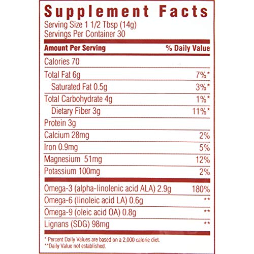 Spectrum Organic Whole Flaxseed, 15 oz Bag