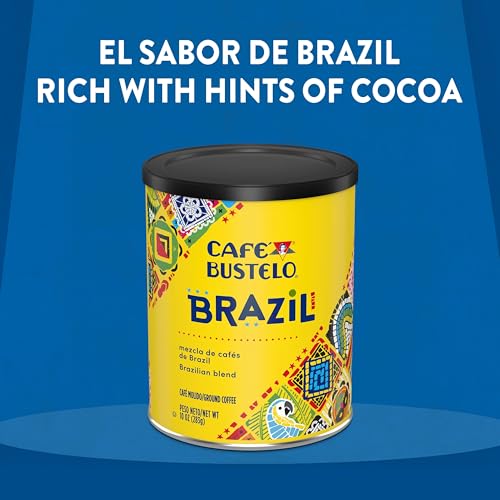 Café Bustelo Brazil Dark Roast Ground Coffee, 10 Ounce