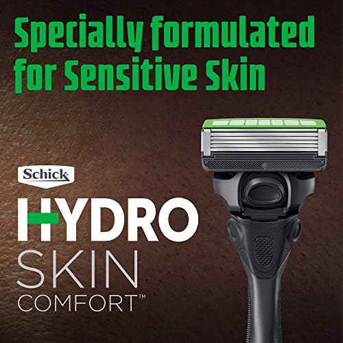 Schick Hydro Skin Comfort Sensitive Razor & 2 Refills, 1Count
