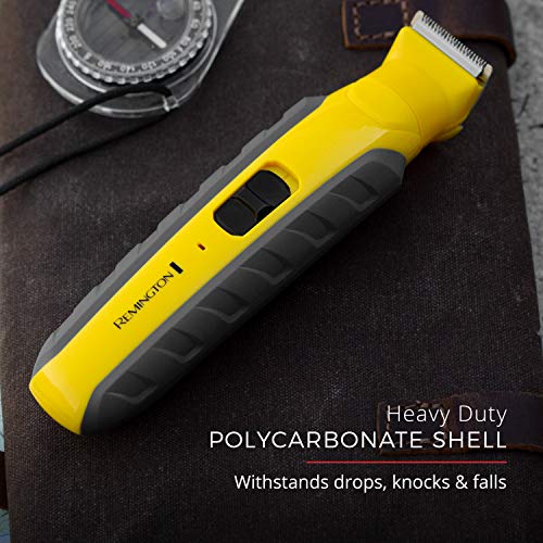 RemingtonÂ® Virtually Indestructible All-in-One Grooming Kit, Yellow, PG6856