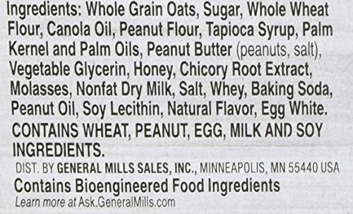 Nature Valley Soft-Baked Oatmeal Squares Peanut Butter, 4Count