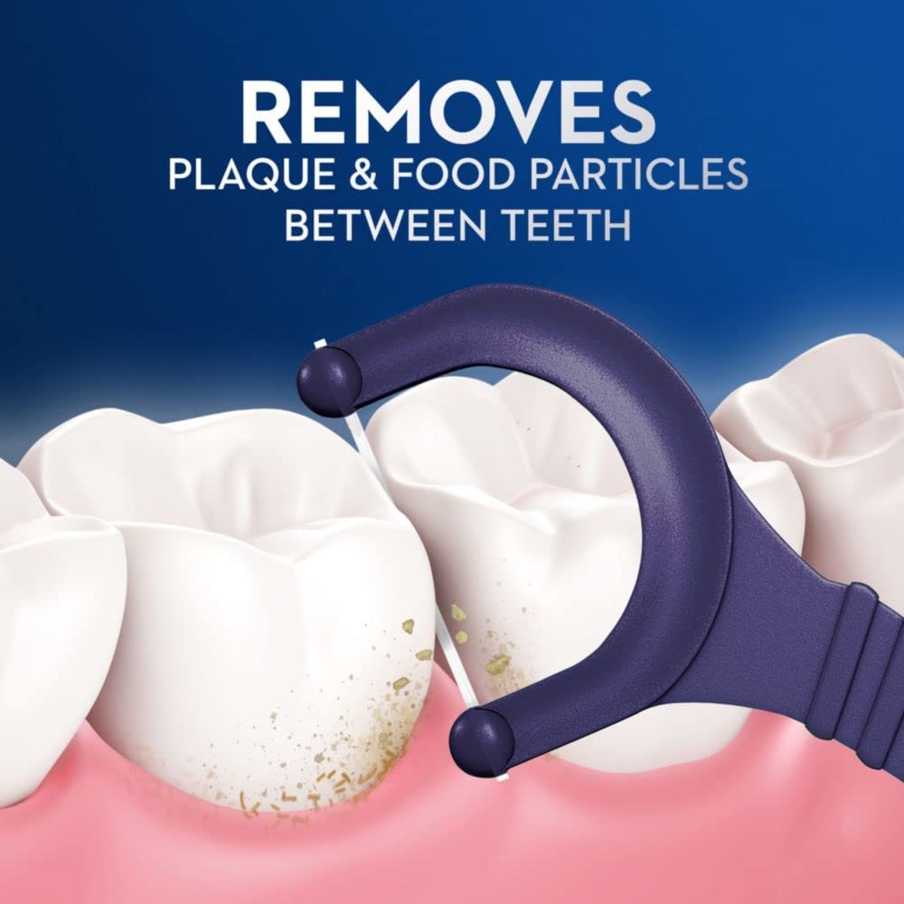Oral-B Glide 3D White Floss Picks Radiant Mint
