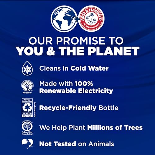 ARM & HAMMER Deep Clean Odor Formula, Liquid Laundry Detergent, 102 fl oz​, 68 Loads