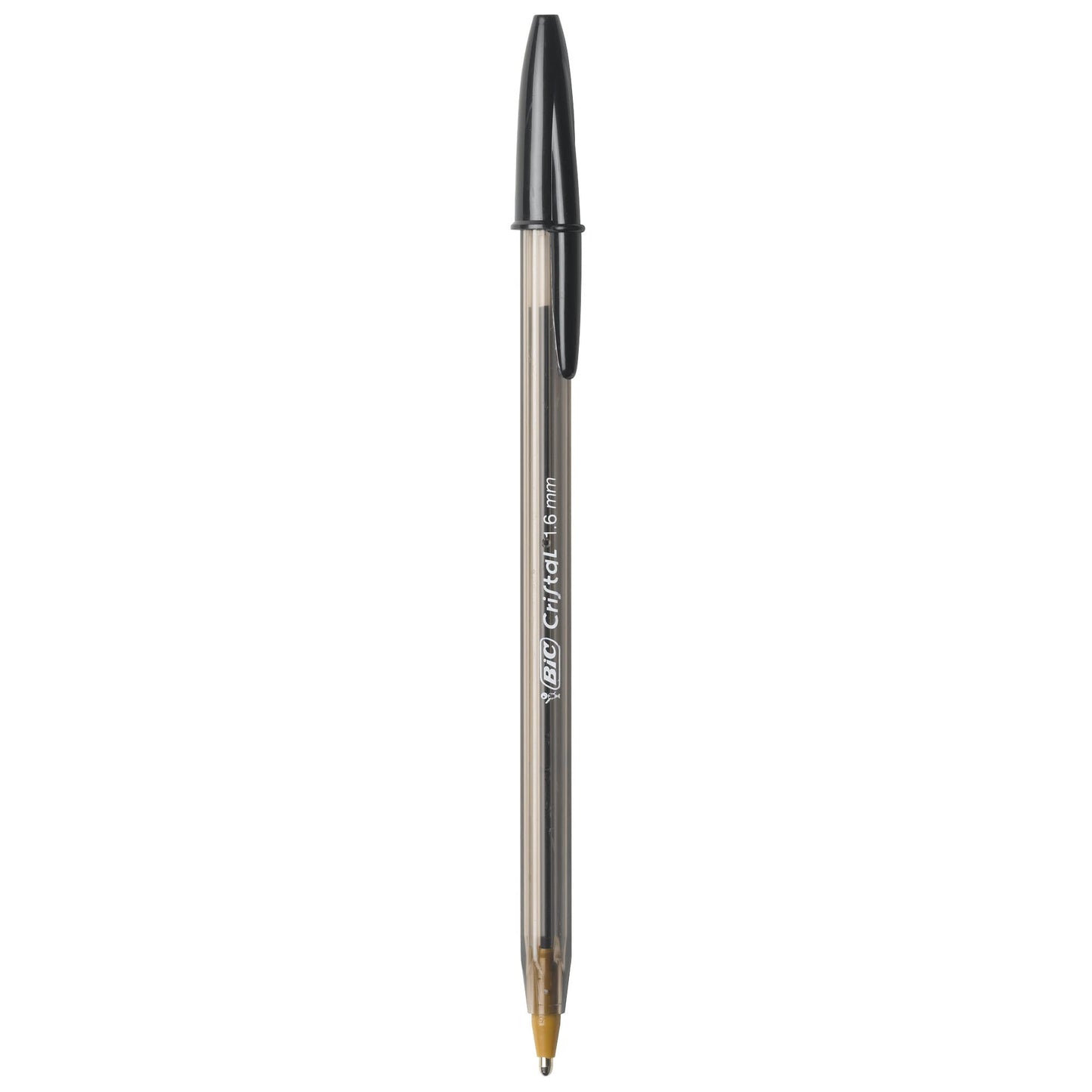 BIC Cristal Xtra Bold Ballpoint Pens, Bold Point (1.6mm) For Vivid And Dramatic Lines, Black Ink, 24-Count Pack, Perfect Ink Pens