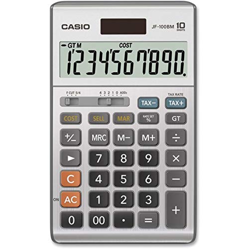 Casio Inc. JF-100BM Standard Function Calculator,Multicolor, 4 1/4 x 6 7/8
