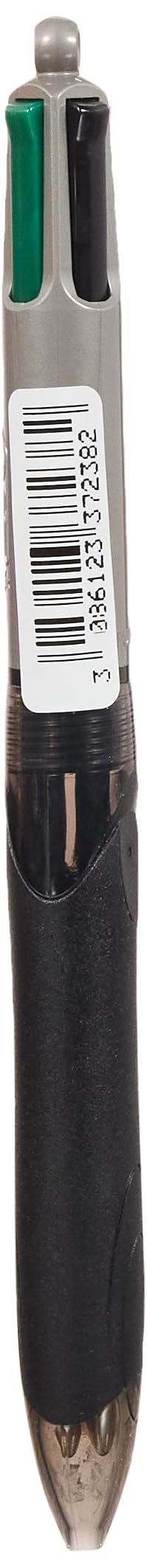BIC 4 Colours Grip Pro Retractable Medium Point (1.0 mm) Ballpoint Pens, 12 Pens and Each Pen Contains 4 Colours
