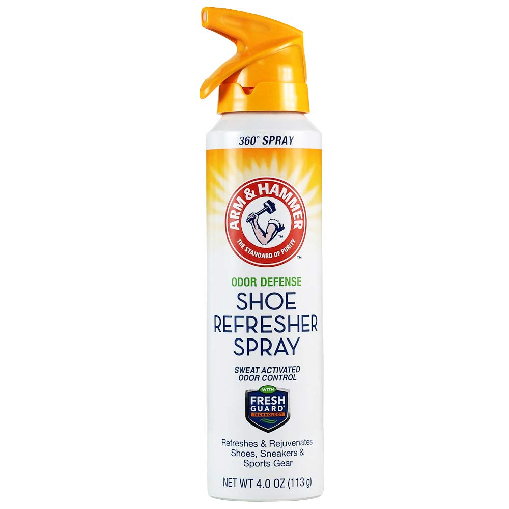 Arm & Hammer Odor Defense Shoe Refresher Spray, Fresh Scent, 4 oz