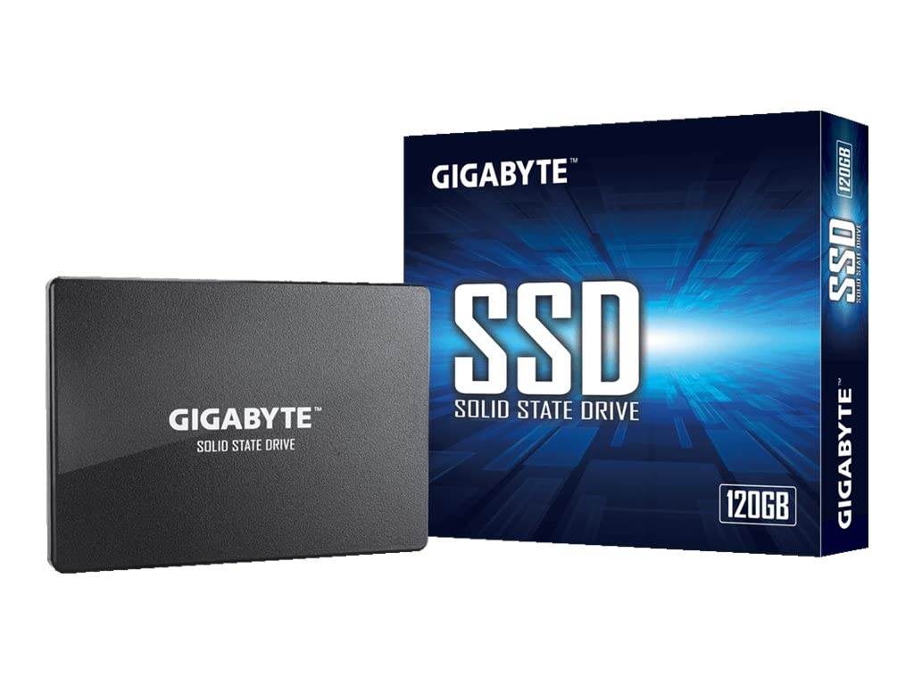 HP GIGABYTE SSD 120GB SATA 3 2.5 7MM Reading 500MB/S, Recording 380MB/S - GP-GSTFS31120GNTD – GIGABYTE