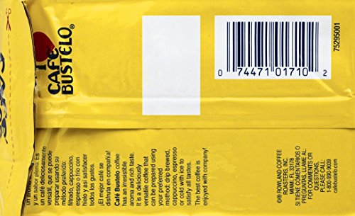 Café Bustelo Coffee, Espresso Ground Coffee Brick, 6 Ounces, 28 Count
