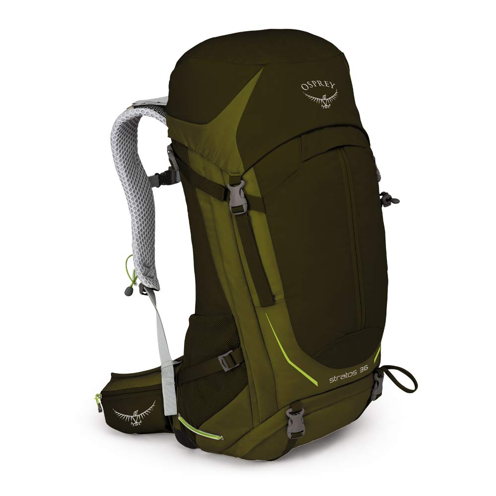 Osprey Stratos 36 Men's Hiking Backpack, gator green, small/medium