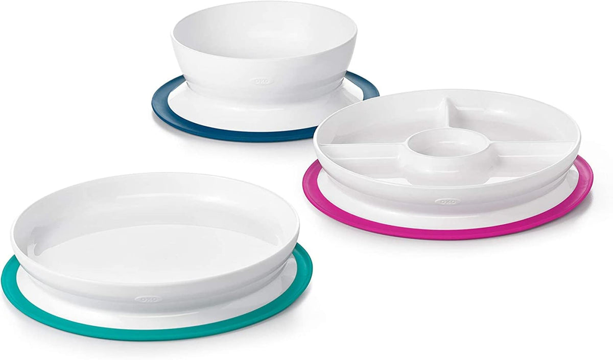 OXO Tot Stick & Stay Suction Plate, Teal