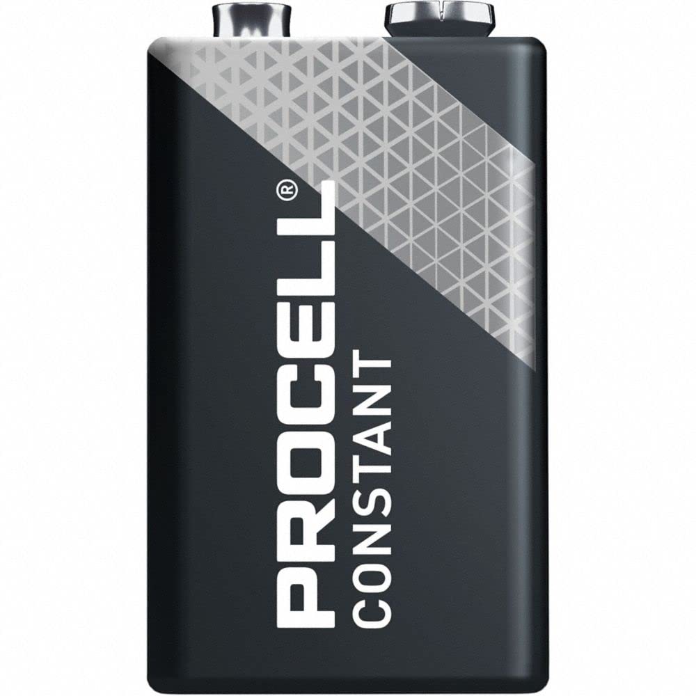 Duracell Procell Alkaline Batteries, 9V, 12/Box